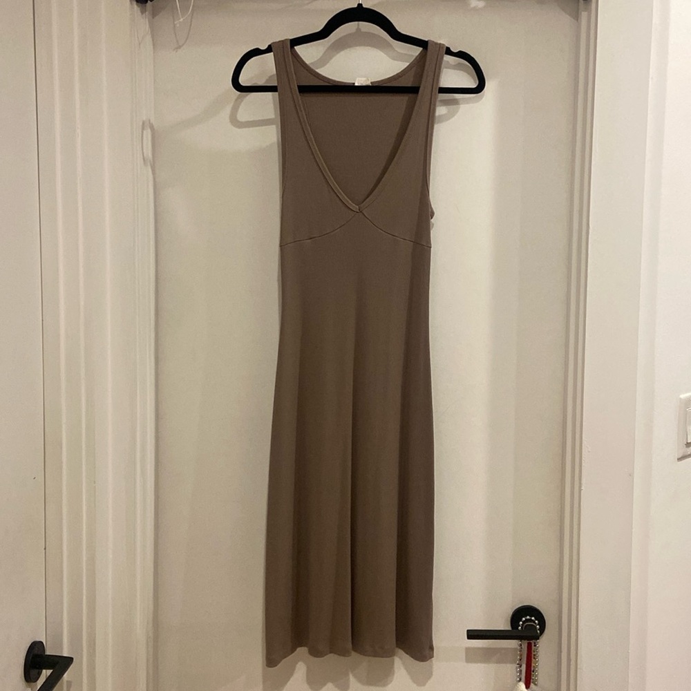 Aritzia ribbed tank dress